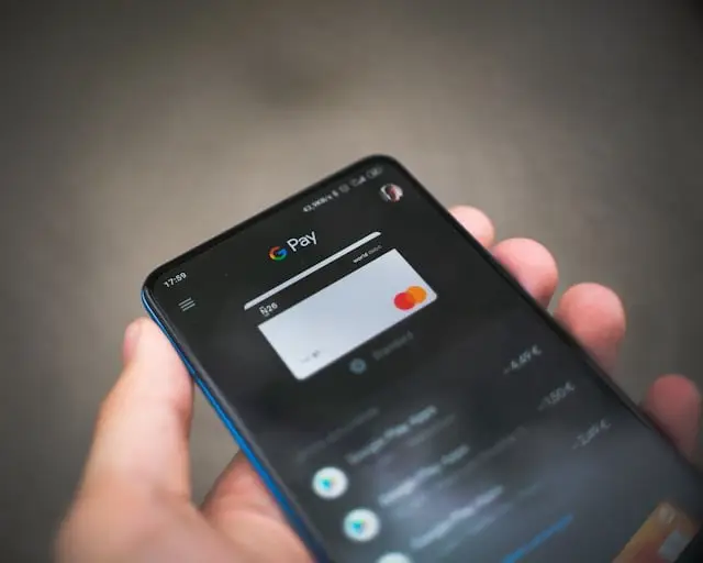 Google Pay sur téléphone