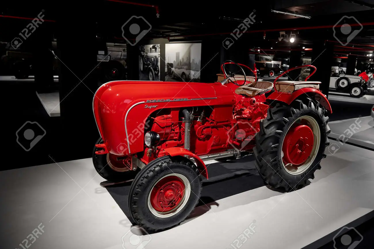 Tracteur Porsche Rouge Diesel Super