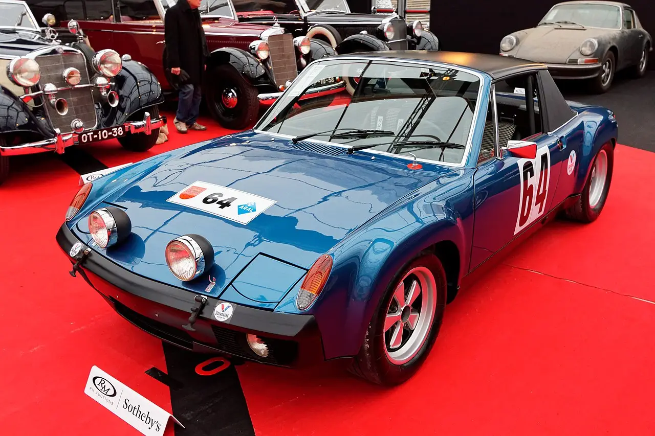 Porsche 914 bleue