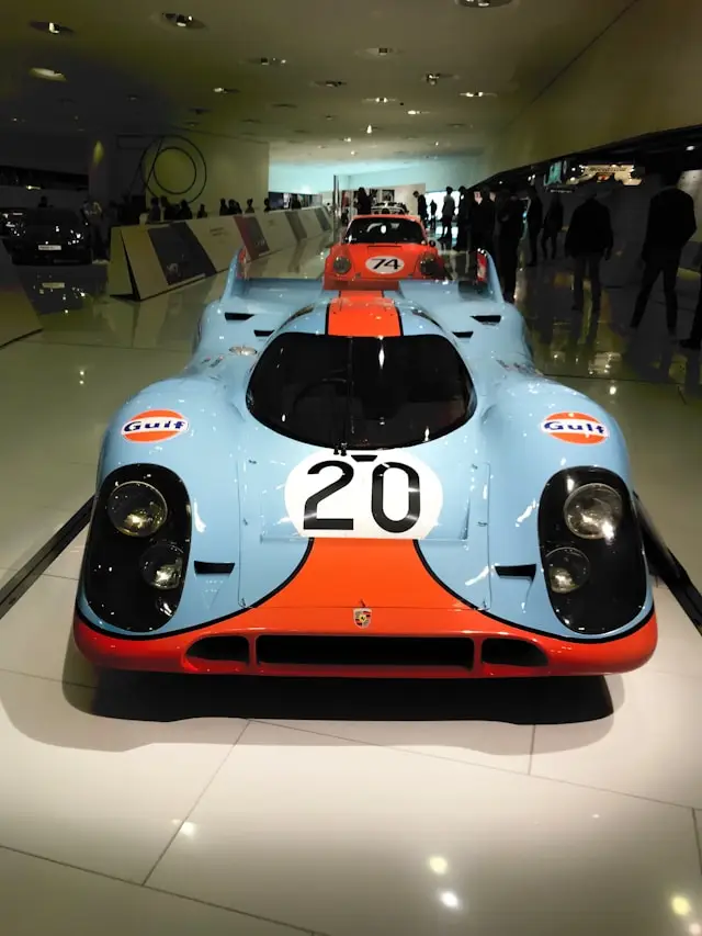 Avant de Porsche 917 au musée Porsche