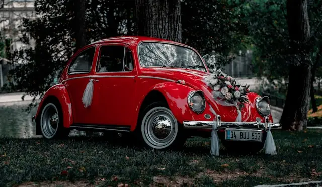 Volkswagen Coccinelle décoration voiture de mariés