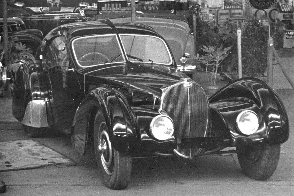 bugatti type 57 sc atlantic voiture noire