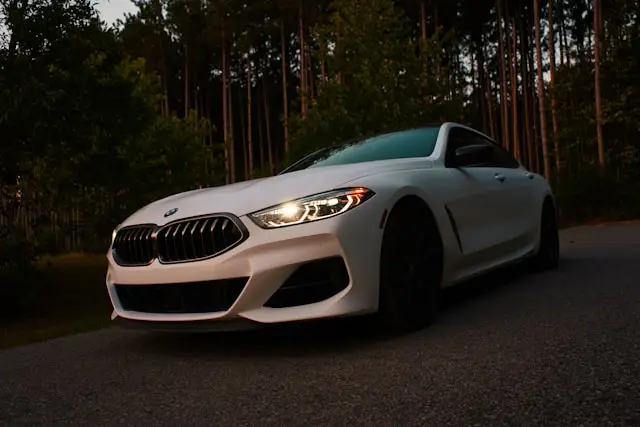 BMW M8 Gran Coupe Blanche