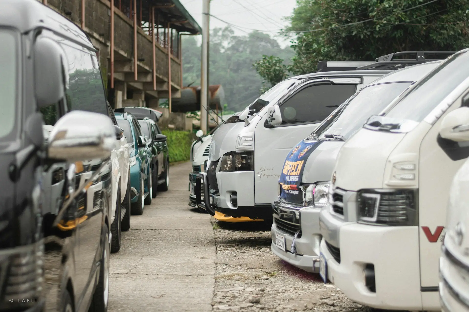 Toyota hiace garés en Thailande