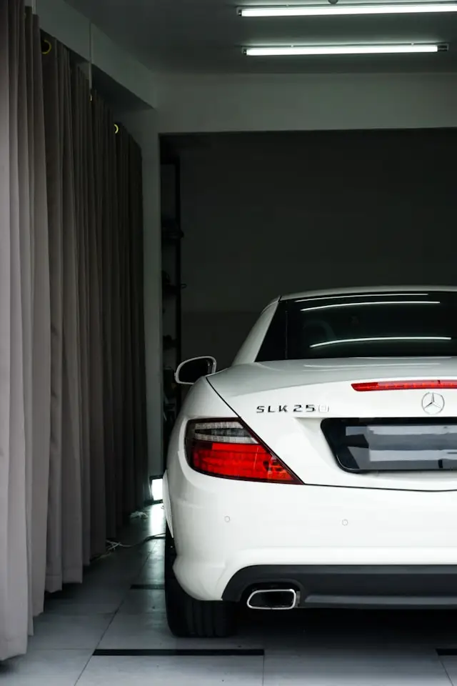 Mercedes SLK 250 blanche