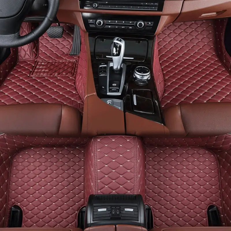 Tapis de voiture rouge