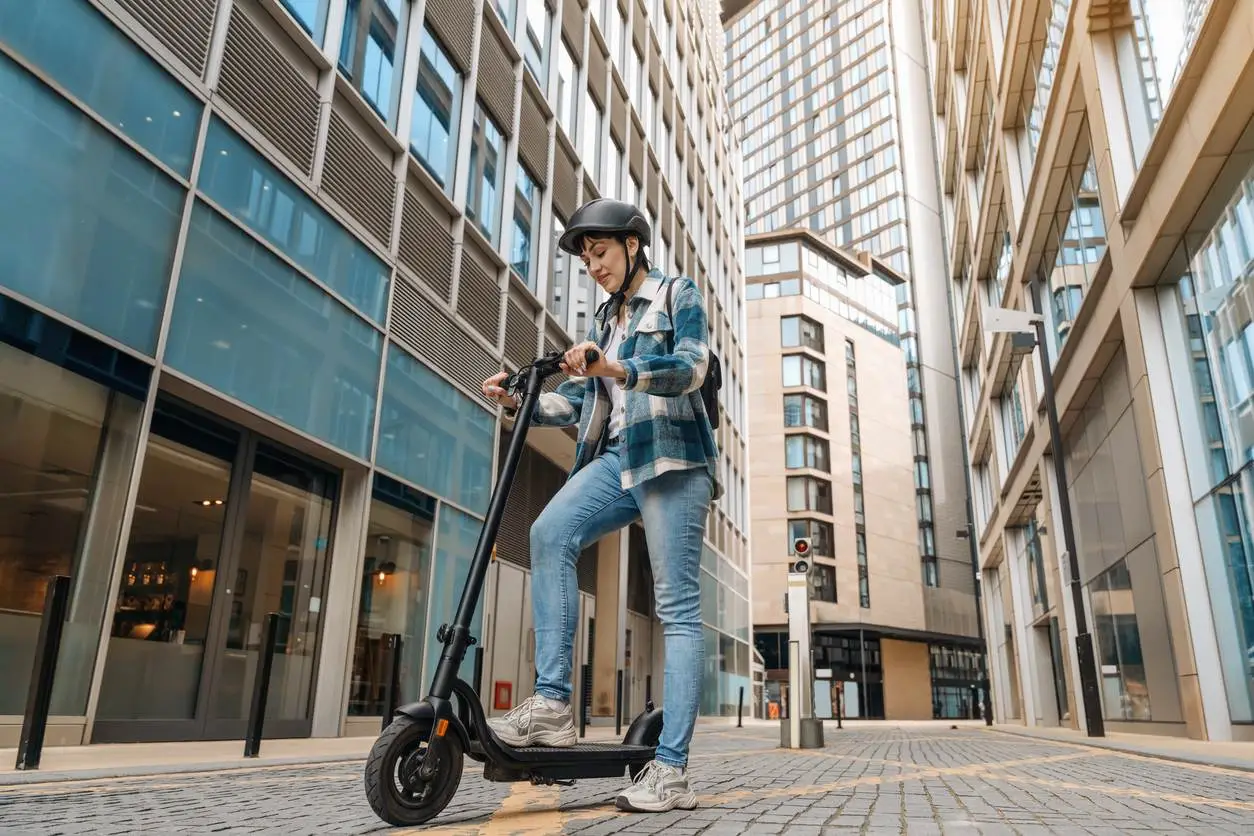 Trottinette électrique en ville